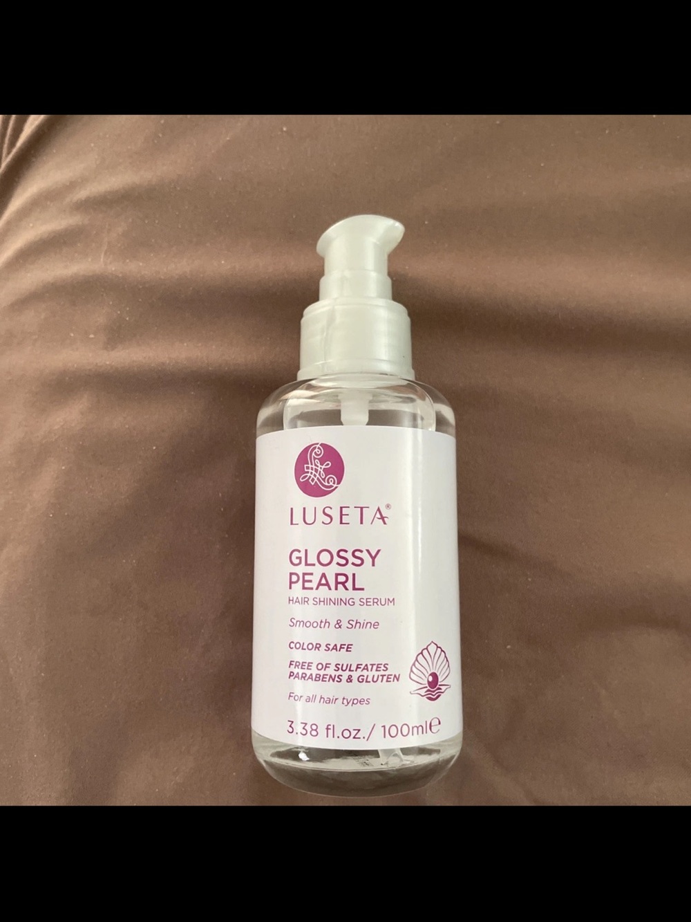 Luseta Glossy Pearl Hair Shining Serum - White & Pink